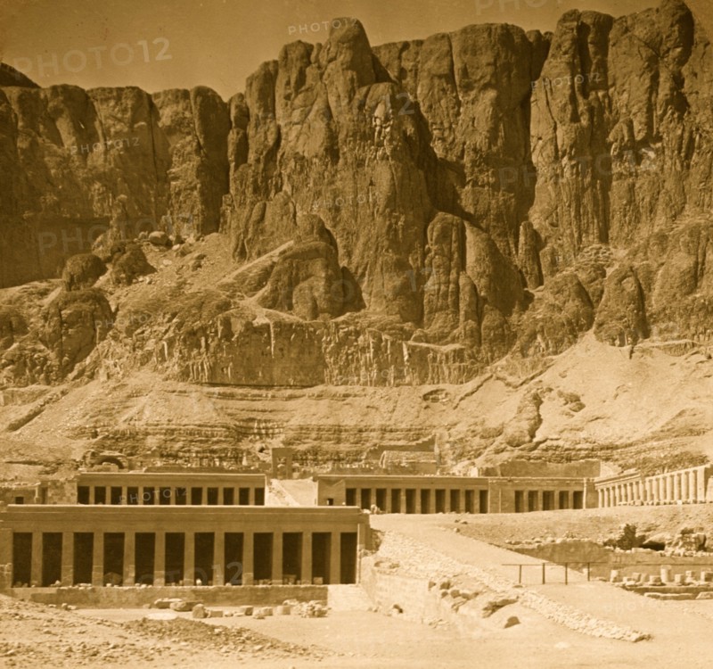Temple of Der el Barhi, Thebes, Egypt 1908