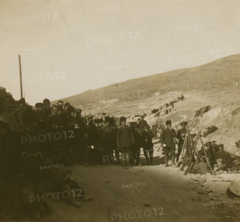 Russian reserves near Rocky Ridge 1905