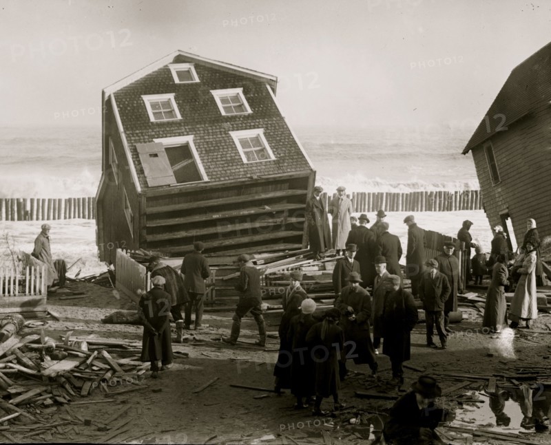 Seabright -- Wreck of life saving station