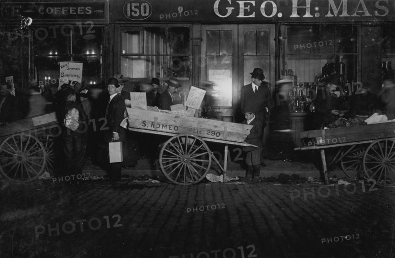 Selling Tomatoes in the Market 11 P.M.  1909