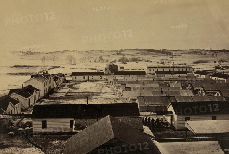 Sickel Hospital, looking toward Fairfax Seminary, January 5, 1866 1863