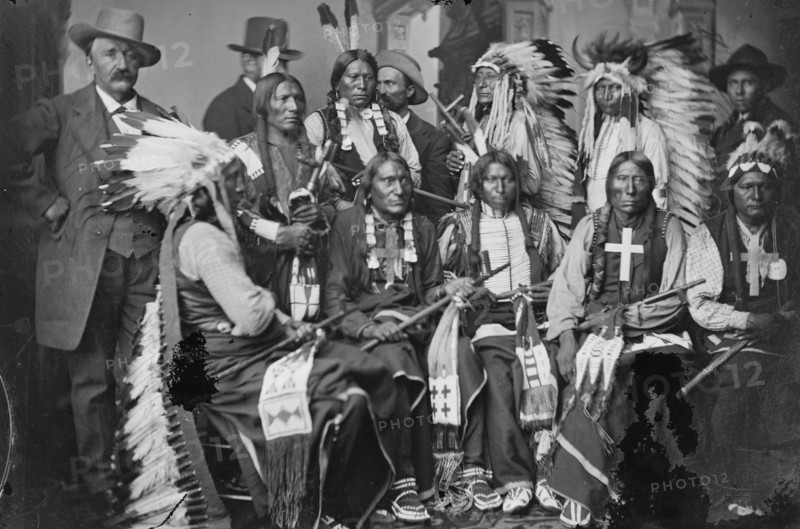 Sioux and Arrapahoe Indian Delegations 1870