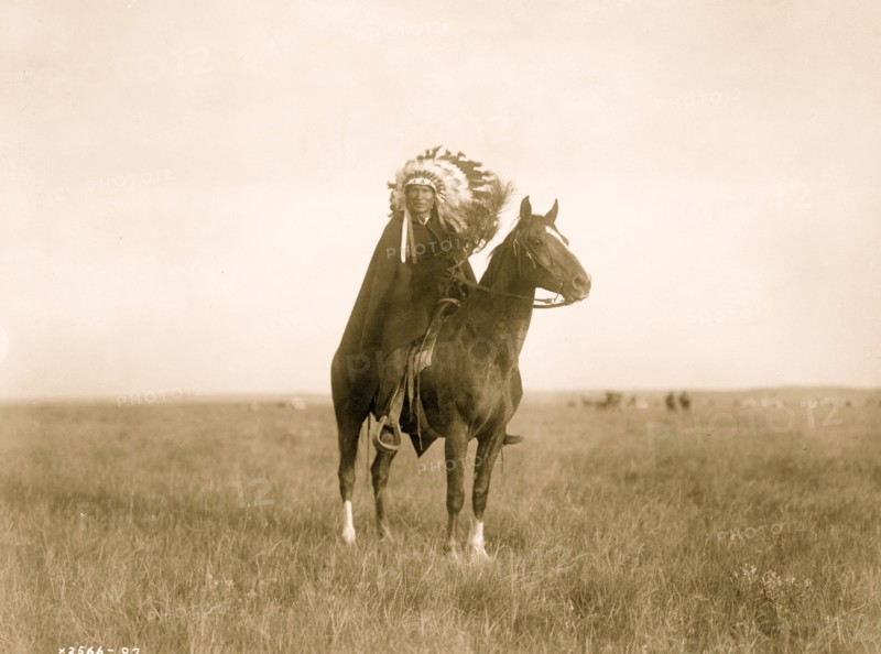 In a Blackfoot camp 1907