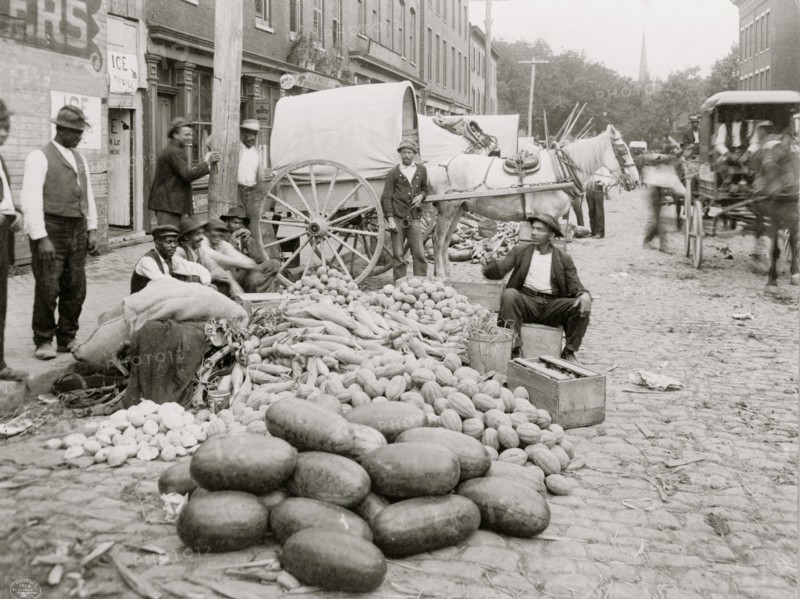 Sixth Street market, Richmond, Va. 1908