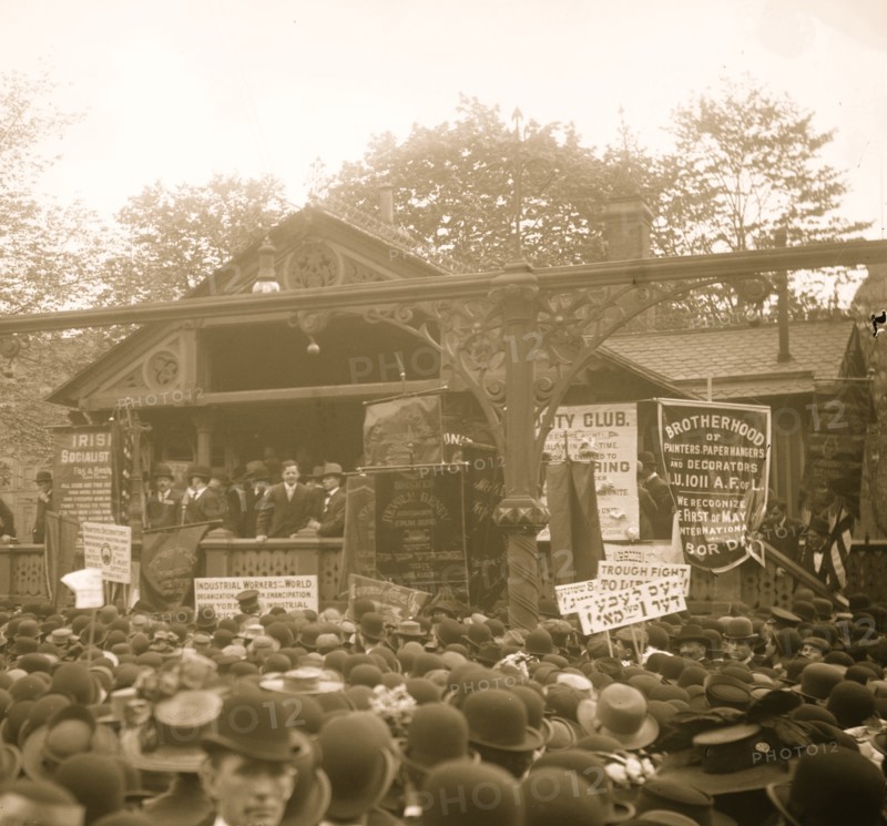 Socialist Rally in Union Square, New York 1908