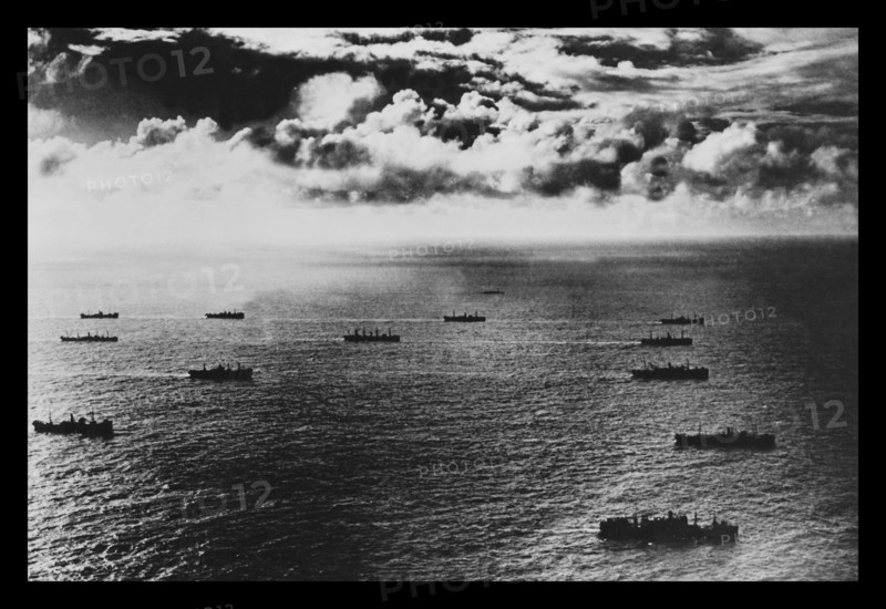Liberty Ships in Convoy 1942