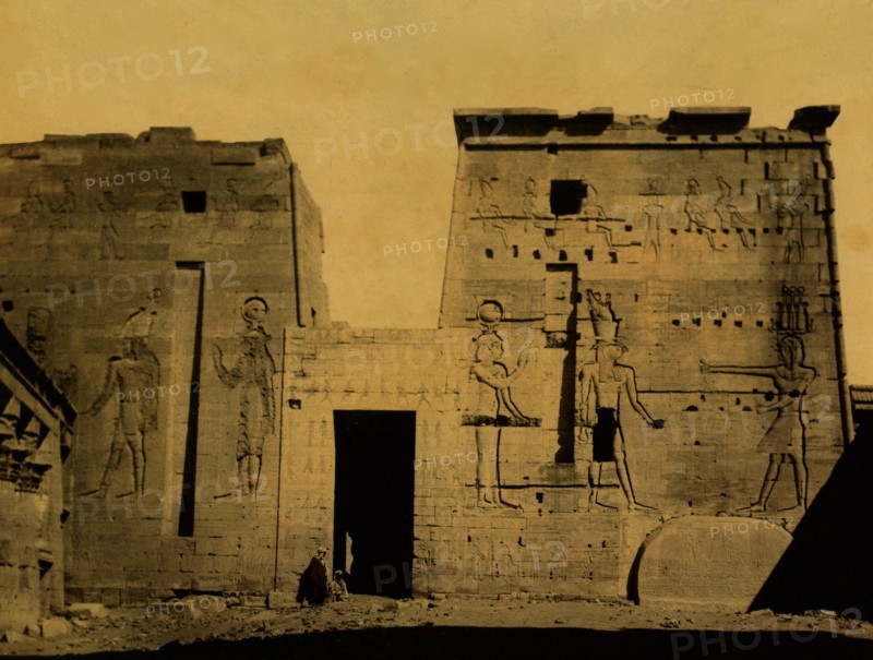 Temple of Isis on the Island of Philae, Egypt 1880
