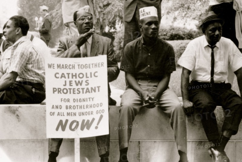 The civil rights march from Selma to Montgomery, Alabama in 1965 1965