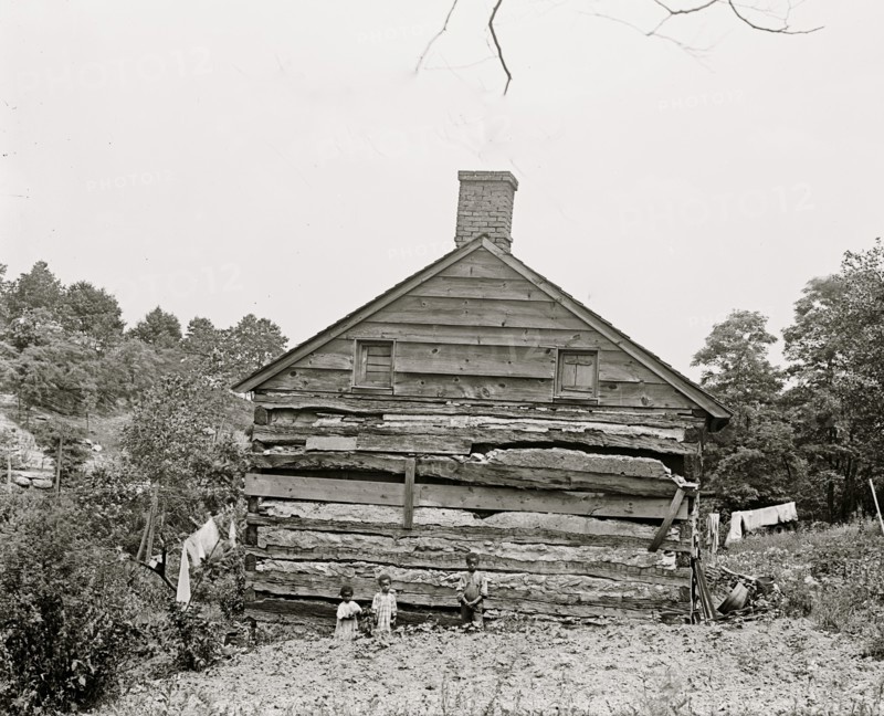 Old Cabin in Rural Virginia 1919