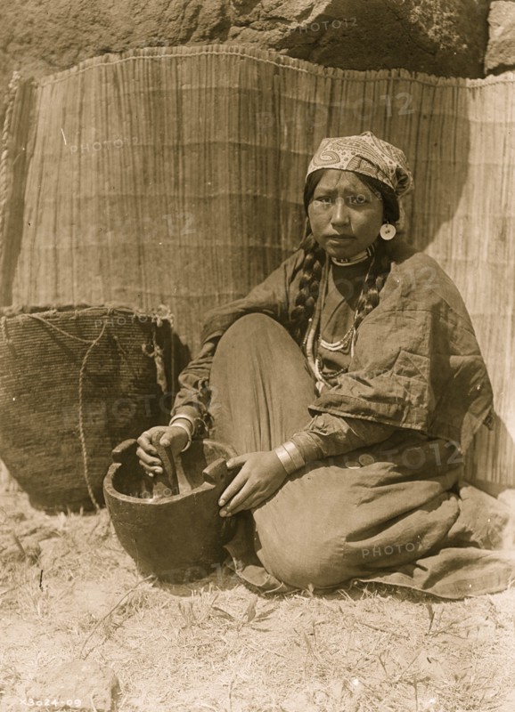 Pounding fish--Wisham 1910