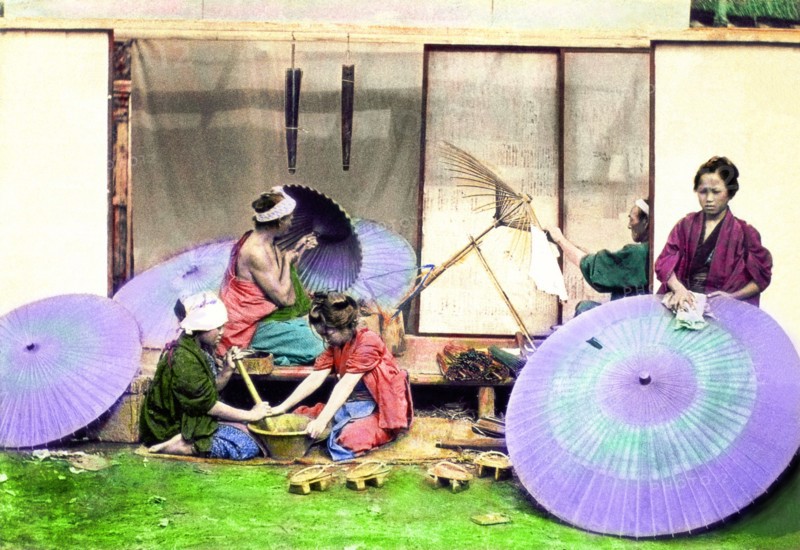 Making Umbrellas 1897