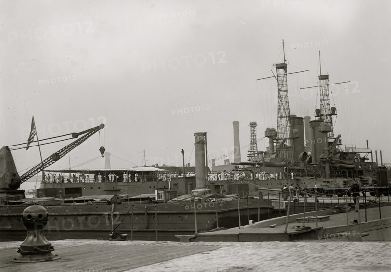 UTAH at Brooklyn Navy Yard 1912