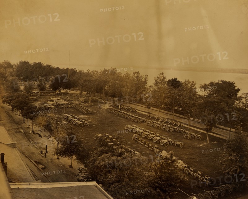 View in arsenal yard, Washington, D.C. 1863