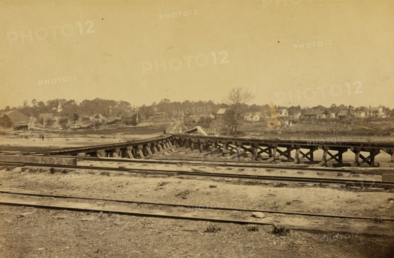 View of the "Y" on the City Point and Army railroad line 1863
