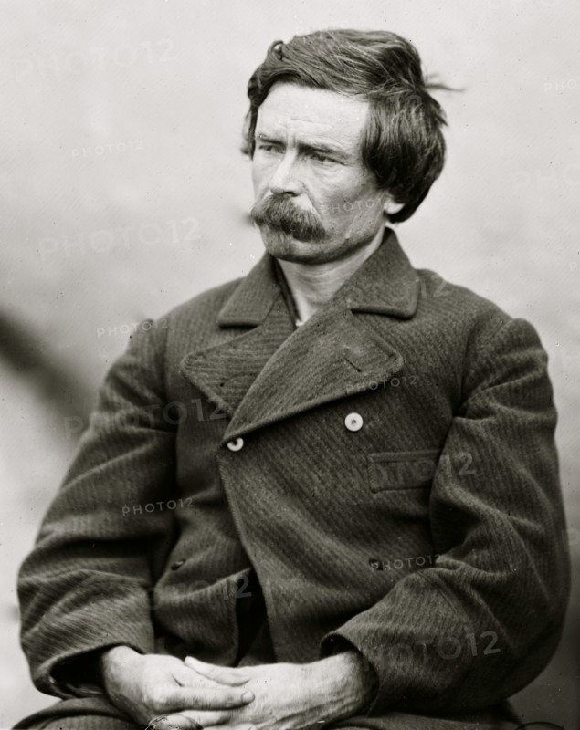 Washington Navy Yard, District of Columbia. Man arrested on suspicion of being one of the conspirators. 1865