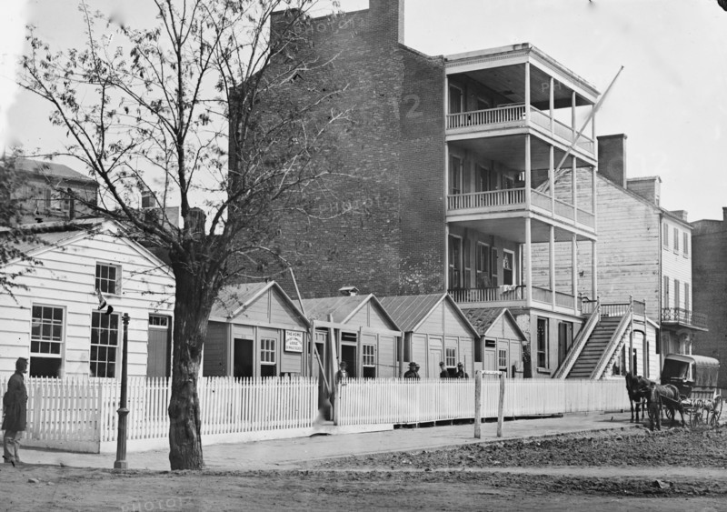 Washington, D.C. Buildings of the Sanitary Commission Home Lodge for Invalid Soldiers, North Capitol near C St 1865