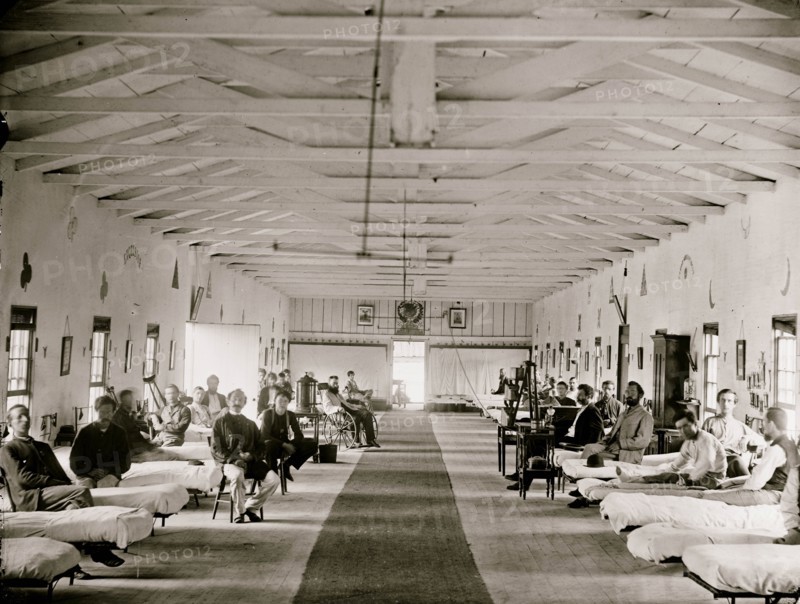 Washington, D.C. Patients in Ward K of Armory Square Hospital 1865