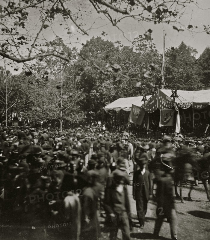 Washington, District of Columbia. Grand review of the Army 1865
