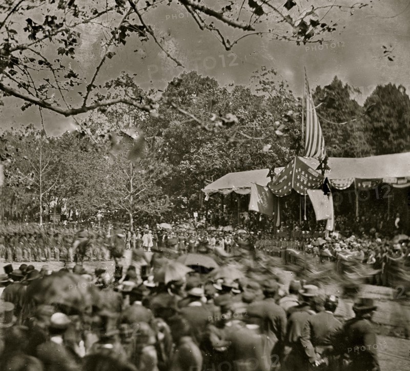 Washington, District of Columbia. Grand review of the Army 1865
