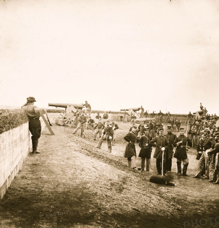 Washington, District of Columbia. Interior of Fort Totten 1863