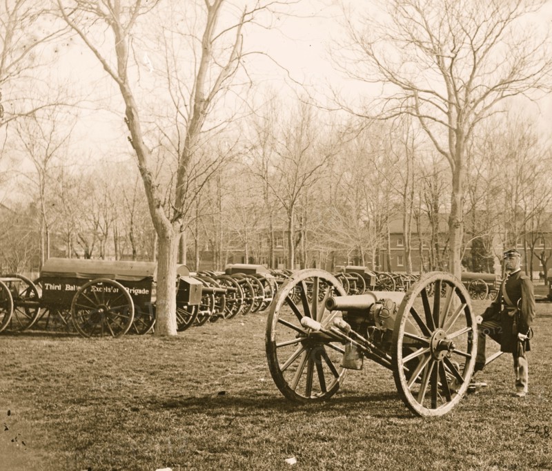 Washington, District of Columbia. Wizard gun at U.S. Arsenal 1863