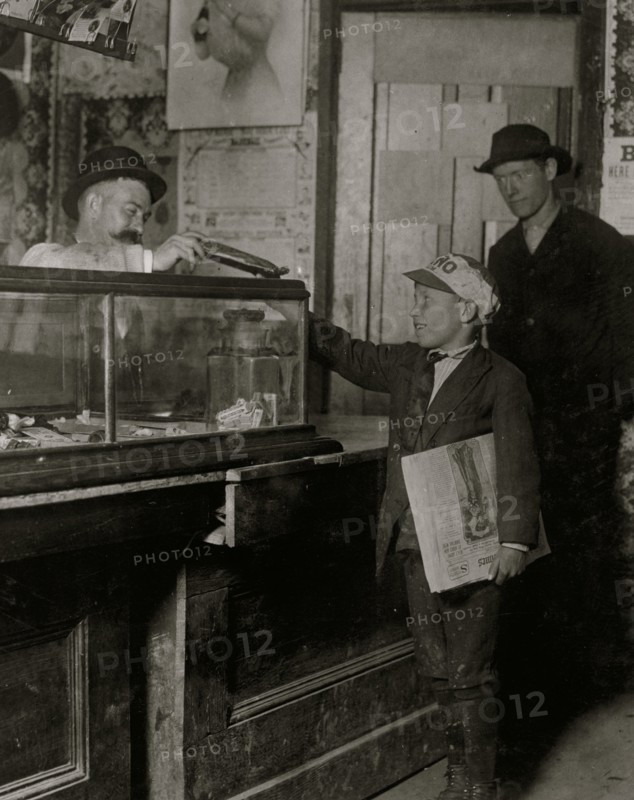 Where the money goes to. Bach Branch Office usually has a candy counter. 4020 Manchester St. 1910
