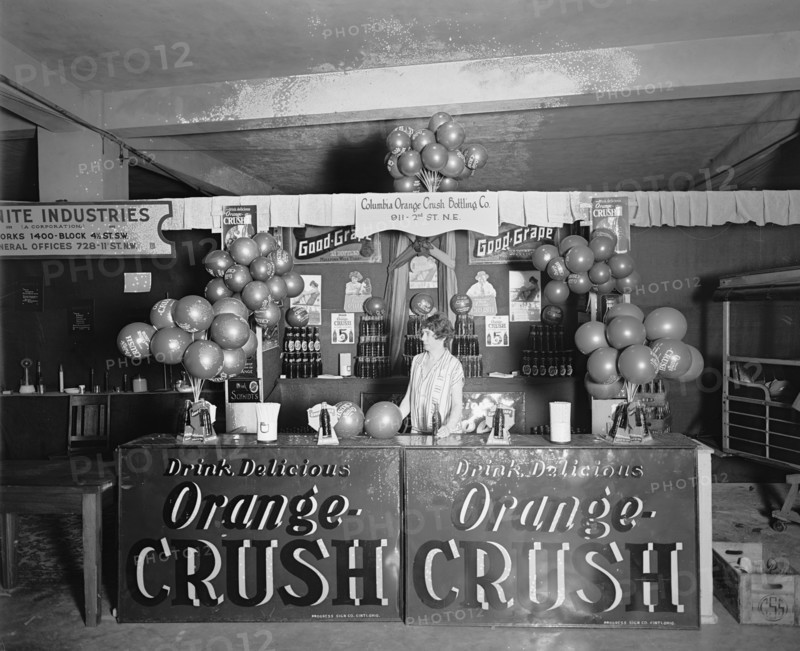 Orange Crush Booth at Industrial Exhibition 1926