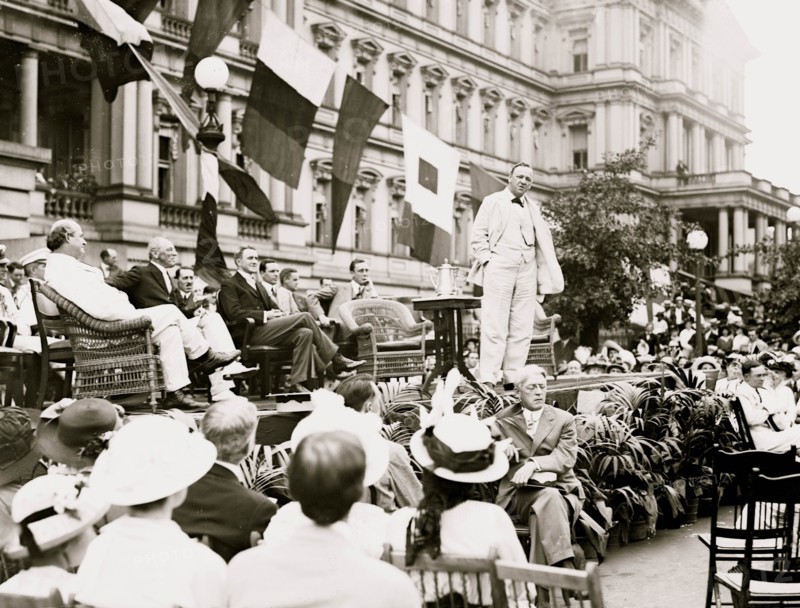 Woodrow Wilson on Flag Day Celebration nown