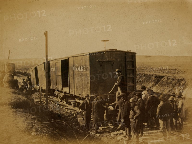 Wreck caused by the fracture of an axle of a car on the Loudon and Hampshire Railroad, March 28th, 1863 1863