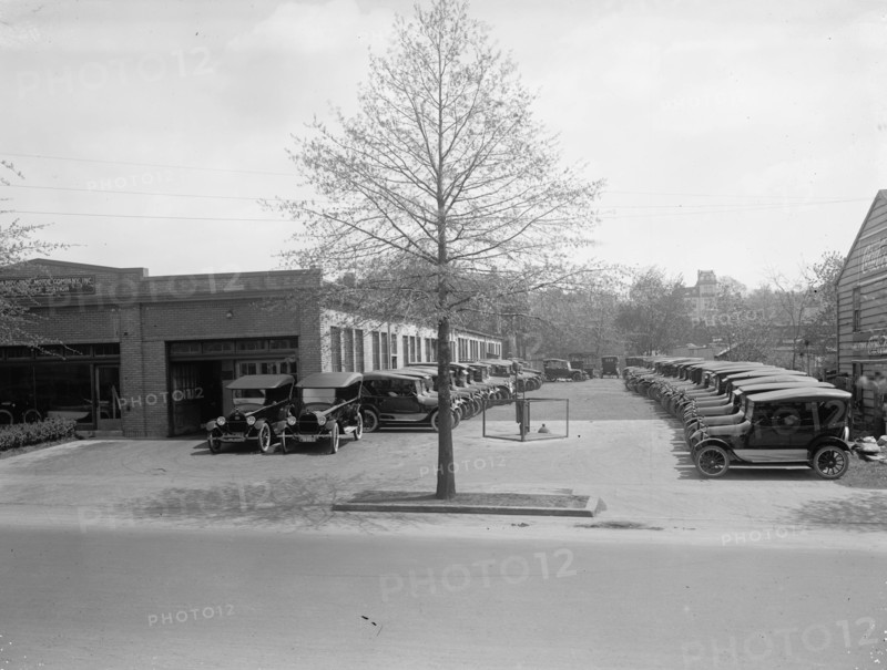 Yard of a Chevrolet fleet