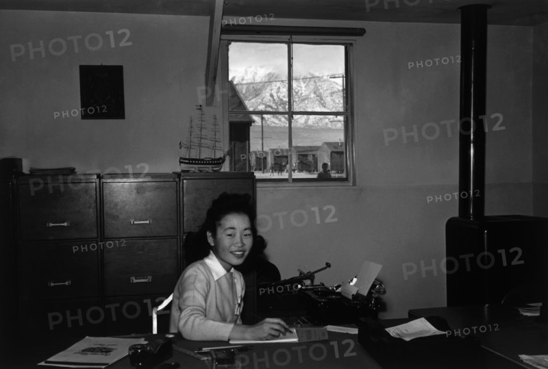 Yoshiko Joan Mori, stenographer in Education Office 1943