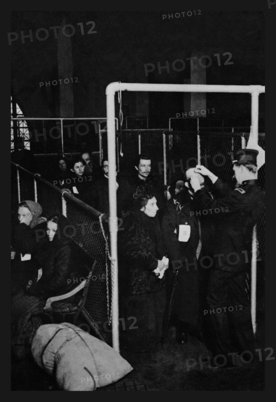 Examining Eyes at Ellis Island 1913