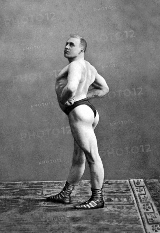 Bodybuilder's Back and Left Profile