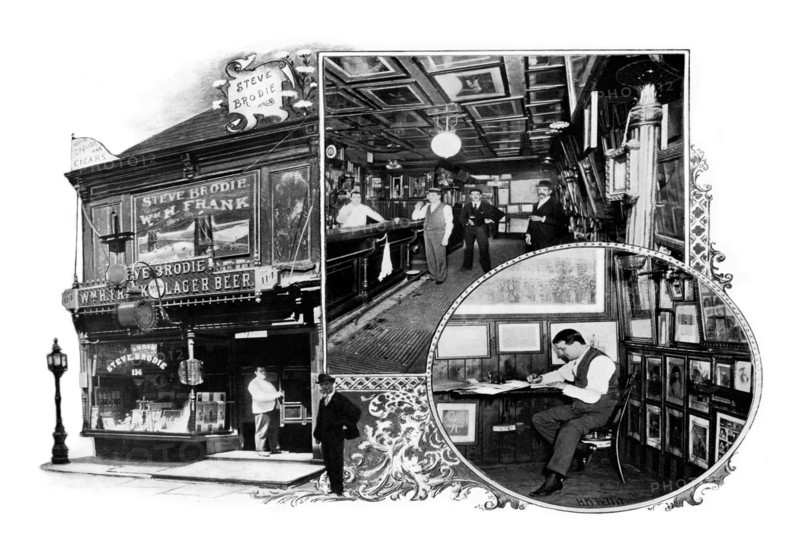 Brodie's Saloon, New York City 1899