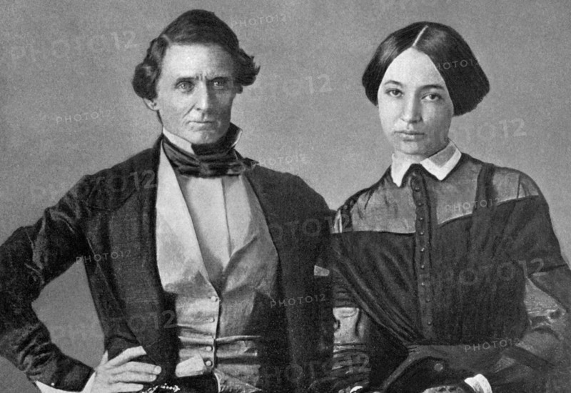 Jefferson Davis & His Wife