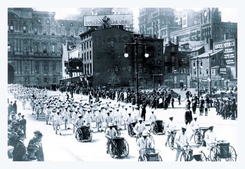 Parade Near City Hall, Philadelphia, PA