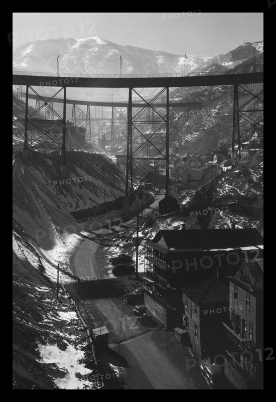 Carr Fork Canyon, as seen from the "G" Bridge 1942