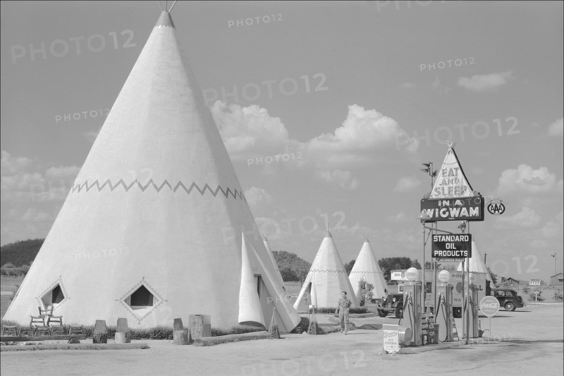 East and sleep in a Wigwam 1940
