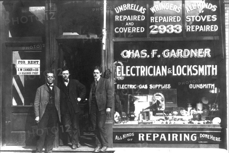 Charles F. Gardner, electrician and locksmith