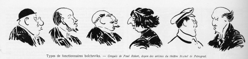 Types of Bolshevik officials 1918