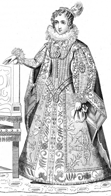 French vintage clothes XVI century King France Luis kingdom XIII King of France Navarre Louis XIII Anne D'Autrice wife