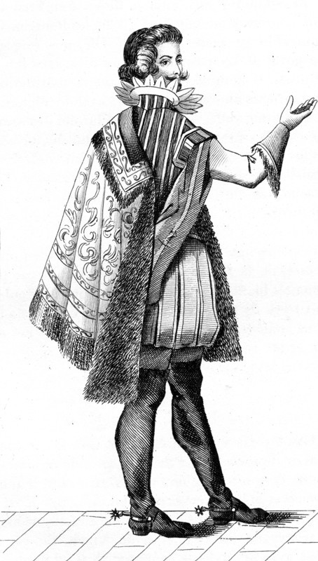 French vintage clothes XVI century King France Luis kingdom XIII King of France Navarre Louis XIII Francois Annibal D'Estrees