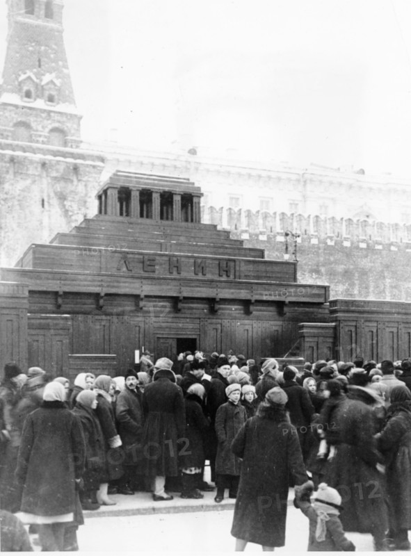 The first lenin tomb, built of wood, in red square, moscow, 1927-1928, this was replaced with the present granite structure.