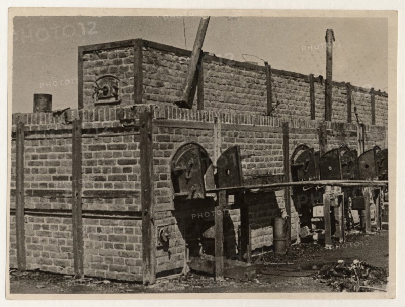 Majdanek extermination camp in lublin,  the cremation oven.