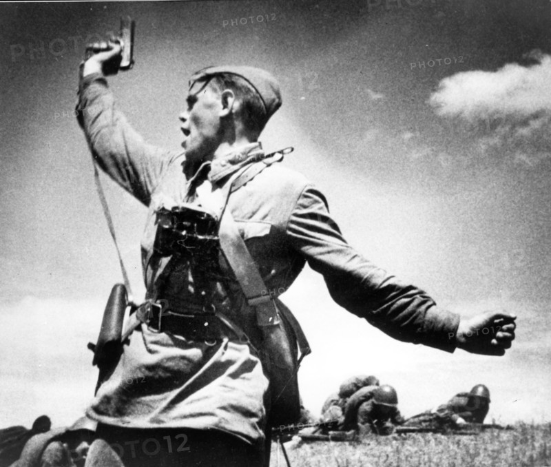 Battalion commander of red army, world war ll.