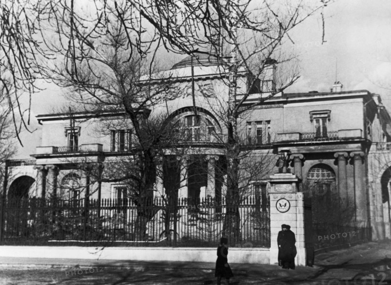 Spasso house, the residence of the us ambassador to the soviet union, walter b, smith, in moscow, ussr, late 1940s.