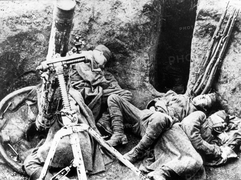 world war ll: red army soldiers sleeping after a battle.