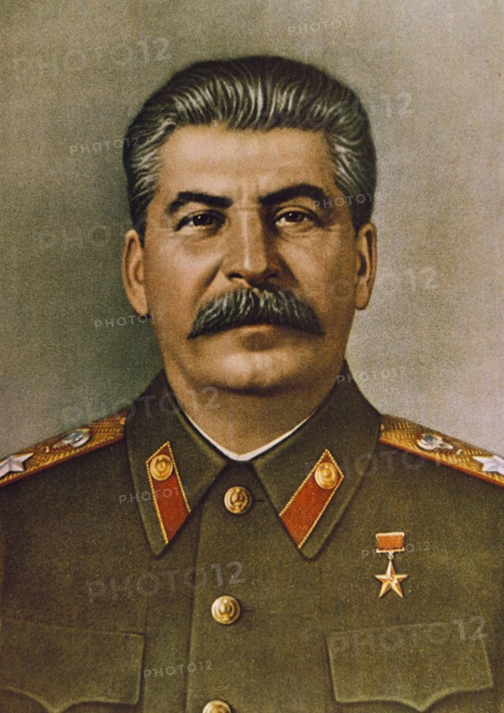 Portrait of joseph stalin.