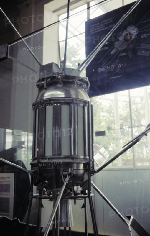 Soviet satellite sputnik 3 at the space exchange, 1966.