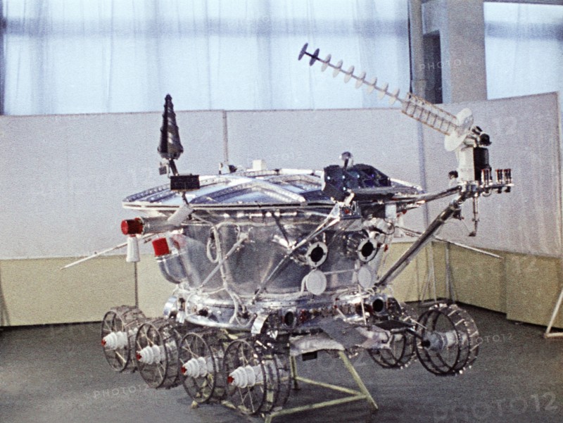 The soviet moon rover, lunokhod 1, luna 17 mission, 1970.